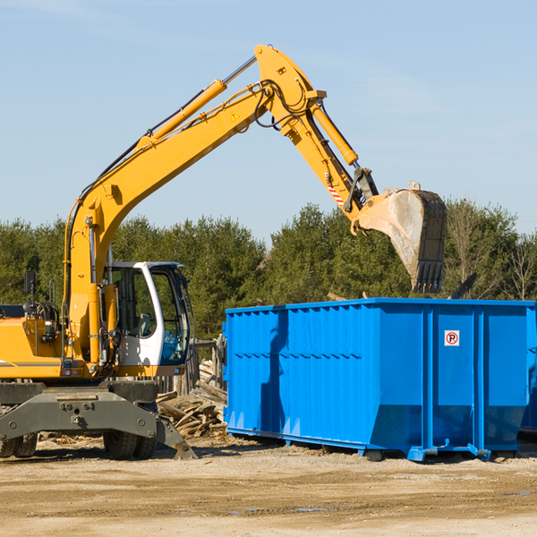 what happens if the residential dumpster is damaged or stolen during rental in Bazile Mills